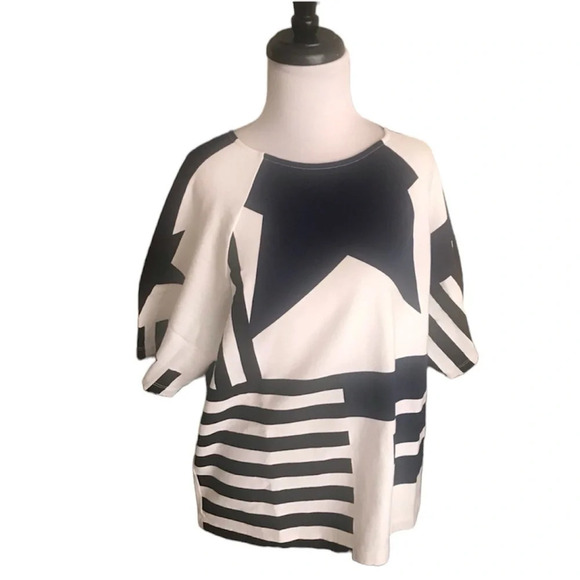 New See By Chloe Stars and Stripes Sweatshirt NWT Designer Casual Women’s 10 - Picture 2 of 8